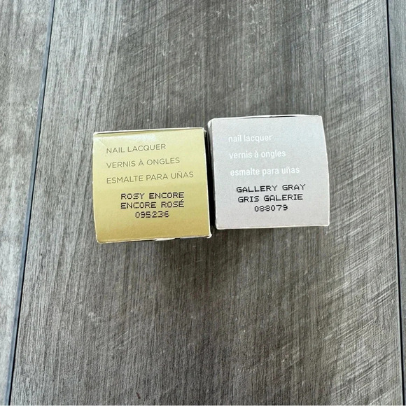 MARY KAY Rosy Encore NAIL LACQUER and Gallery Gray • NEW - Picture 2 of 5